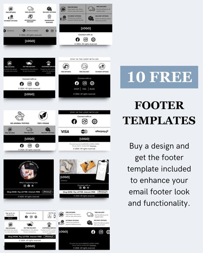 E-commerce Email Marketing Newsletter Canva Template Bundle for Klaviyo Mailchimp and Flodesk | Furniture and Decor