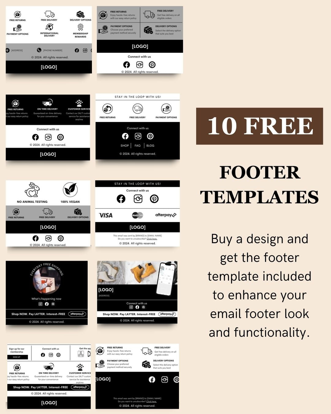 E-commerce Email Marketing Newsletter Canva Template Bundle for Klaviyo Mailchimp and Flodesk | Home Automation Gadgets