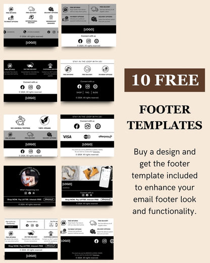E-commerce Email Marketing Newsletter Canva Template Bundle for Klaviyo Mailchimp and Flodesk | Home Automation Gadgets