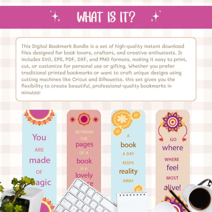 digital bookmark template