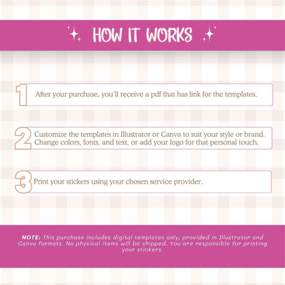 how the Digital sticker label works