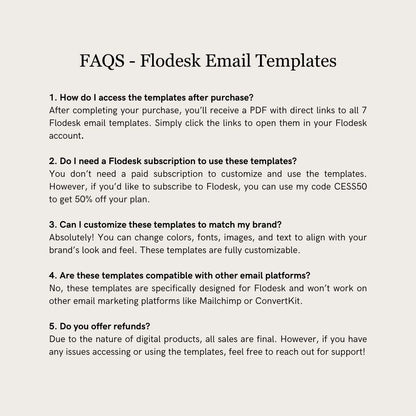 Real Estate Business Email Template FAQ 
