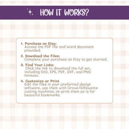 how the bookmark templates work