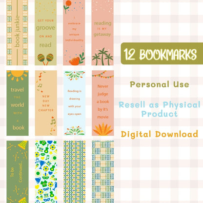 12 bookmark templates for personal use