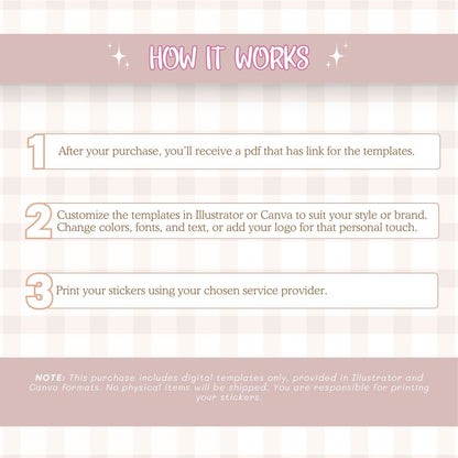 how the Digital sticker label works