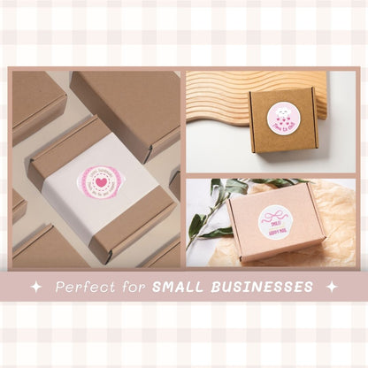 Digital sticker label template perfect for small businesses