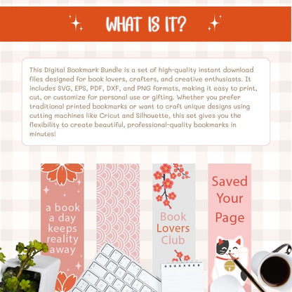digital bookmark template