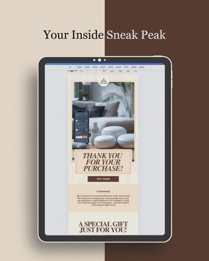 E-commerce Email Marketing Newsletter Canva Template Bundle for Klaviyo Mailchimp and Flodesk | Home Automation Gadgets