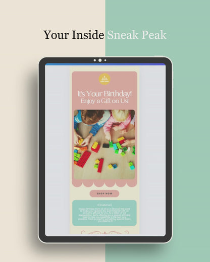E-commerce Email Marketing Newsletter Canva Template Bundle for Klaviyo Mailchimp and Flodesk | Educational kits