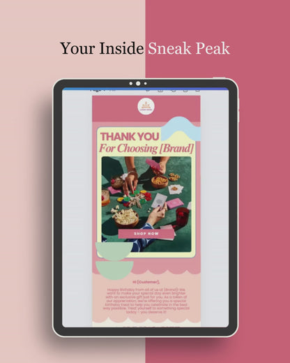 E-commerce Email Marketing Newsletter Canva Template Bundle for Klaviyo Mailchimp and Flodesk | Toys and Games