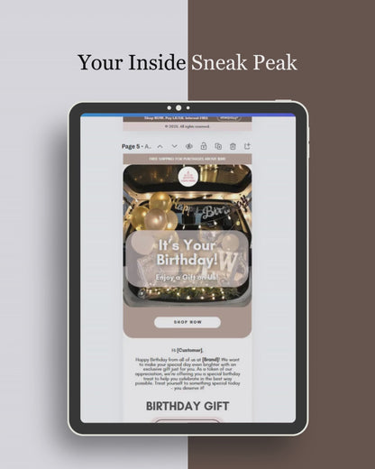 E-commerce Email Marketing Newsletter Canva Template Bundle for Klaviyo Mailchimp and Flodesk | Car Accessories