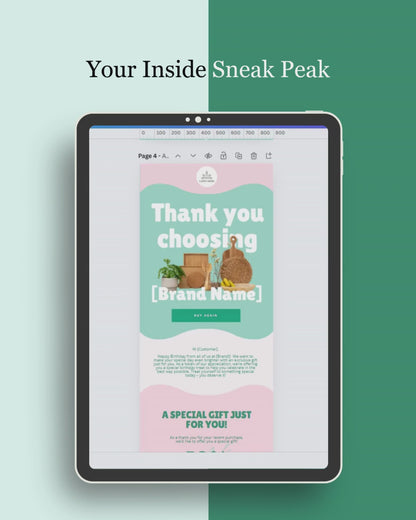 E-commerce Email Marketing Newsletter Canva Template Bundle for Klaviyo Mailchimp and Flodesk | Kitchen and Dining Essentials